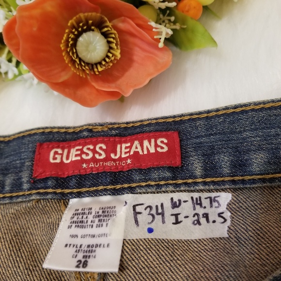 🌻🌺🌻GUESS JEANS WITH LOGO!! - Picture 5 of 6